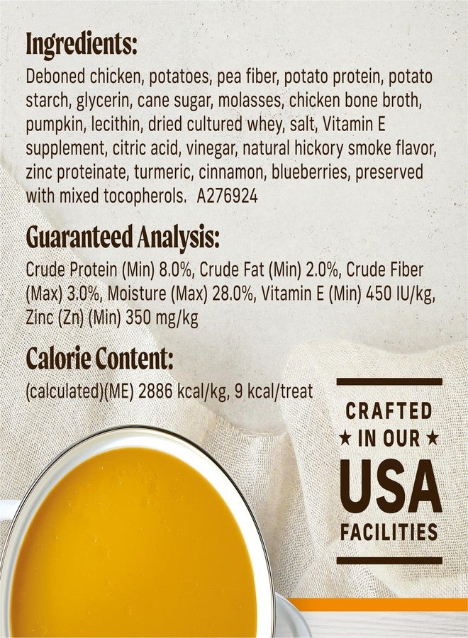 Merrick Healthy Bites Grain Free Dog Treats, Soft Treats With Bone Broth for Dogs, Chicken And Bone Broth Recipe - 16 oz. Pouch - Image 5
